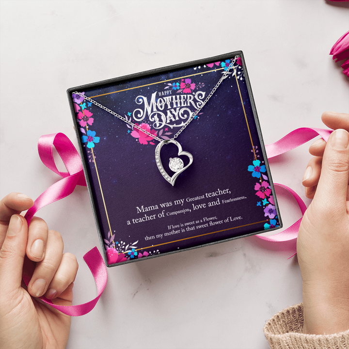 Happy Mother's Day | Mama was my greatest Teacher - Forever Love Necklace