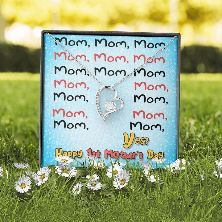 Mother's Day | Happy 1st Mother's Day - Forever Love Necklace