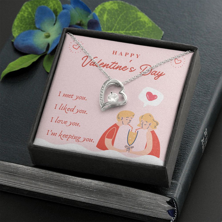 Happy Valentine's Day | Forever Together - Forever Love Necklace
