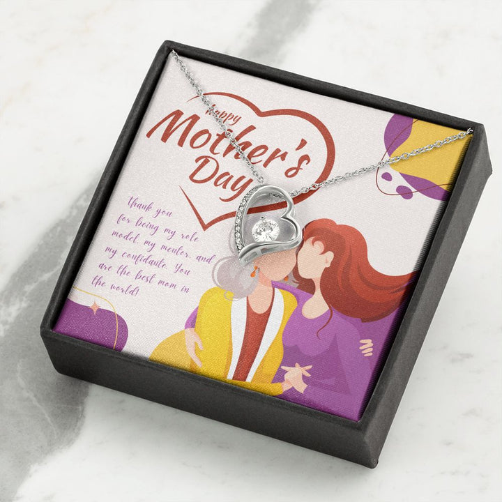 Happy Mother's Day | Thank you for being My role model - Forever Love Necklace