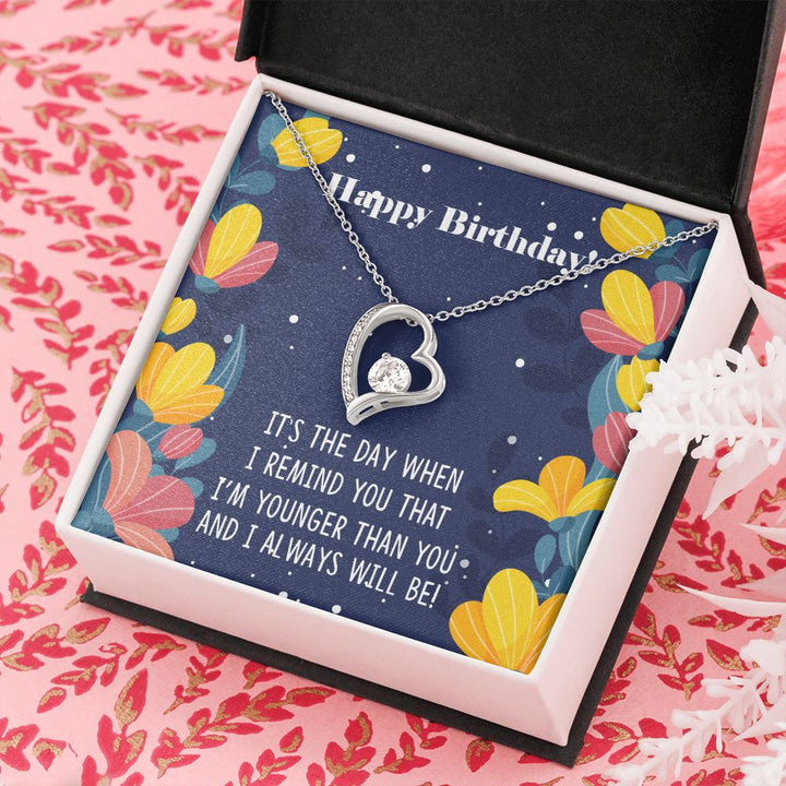 To My Sister | Happy birthday to my amazing sister - Forever Love Necklace