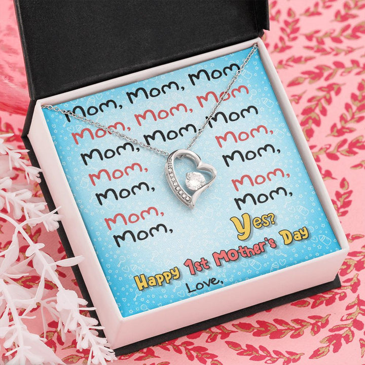 Mother's Day | Happy 1st Mother's Day - Forever Love Necklace