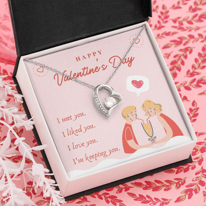 Happy Valentine's Day | Forever Together - Forever Love Necklace