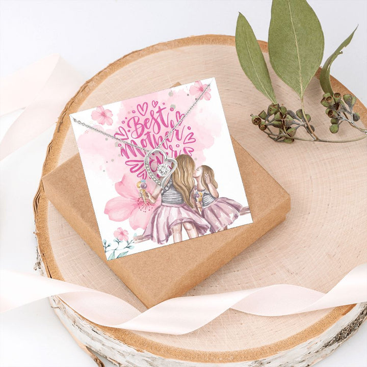 Happy Mother's Day | Best Mother Ever - Forever Love Necklace