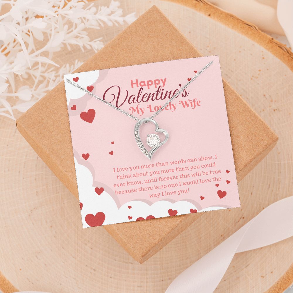 Valentine's Day | My Lovely Wife - Forever Love Necklace