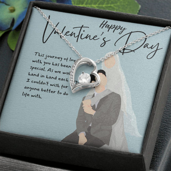 Happy Valentine's Day | A Love to Last a Lifetime - Forever Love Necklace