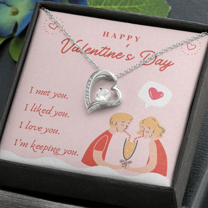 Happy Valentine's Day | Forever Together - Forever Love Necklace