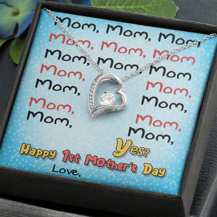 Mother's Day | Happy 1st Mother's Day - Forever Love Necklace