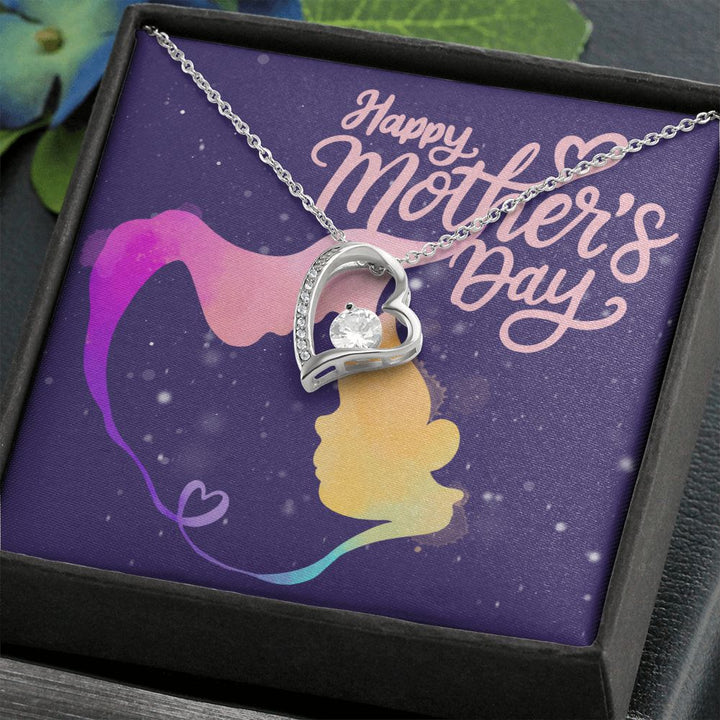 Happy Mother's Day | To the Best Mom in the World - Forever Love Necklace