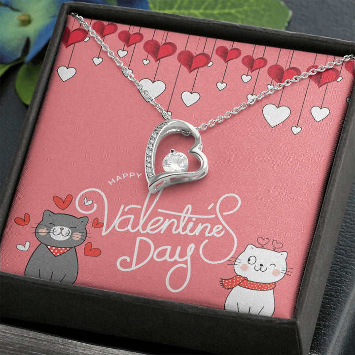 Happy Valentine's Day | Together forever - Forever Love Necklace