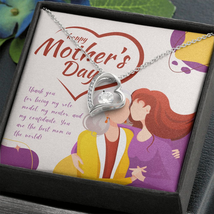 Happy Mother's Day | Thank you for being My role model - Forever Love Necklace