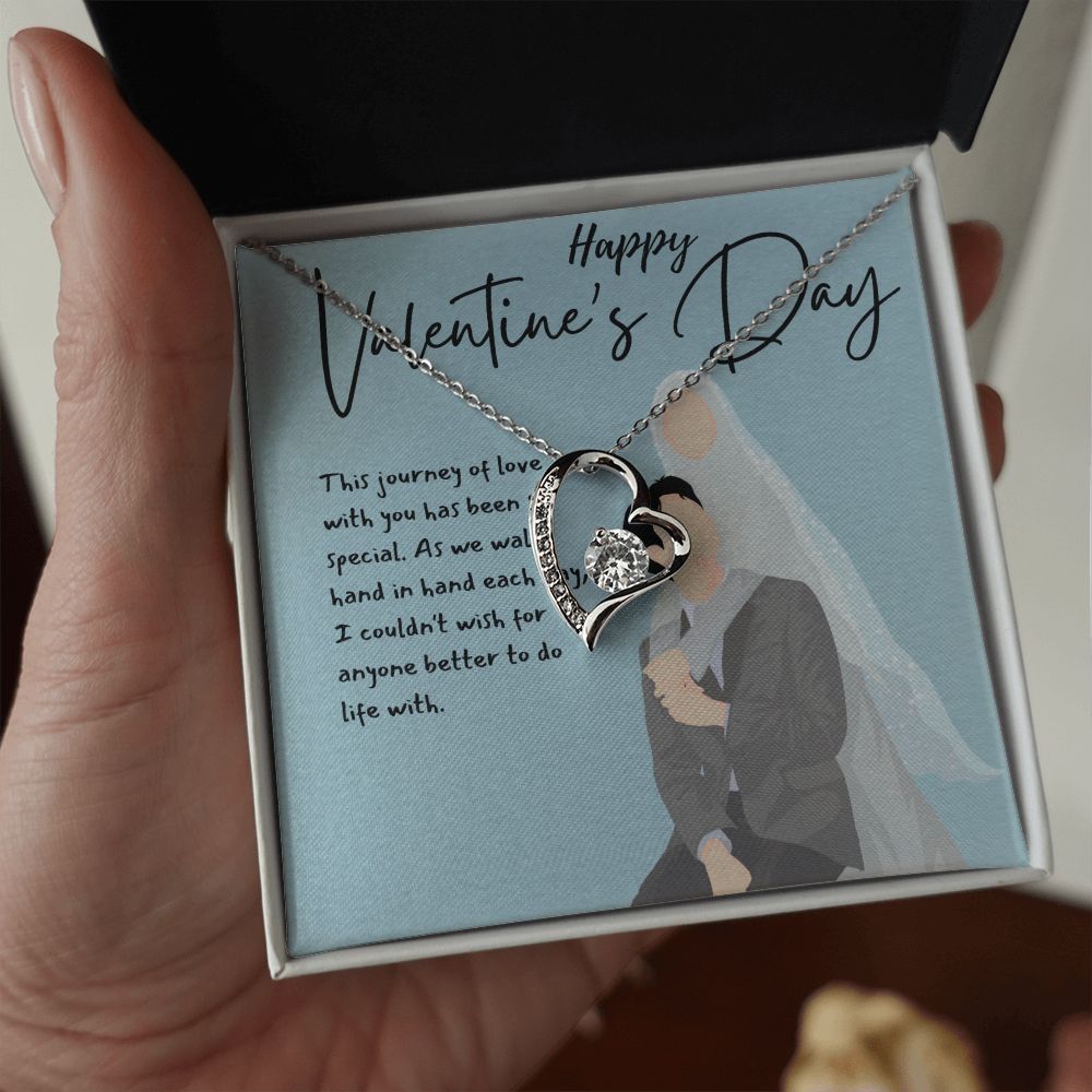 Happy Valentine's Day | A Love to Last a Lifetime - Forever Love Necklace
