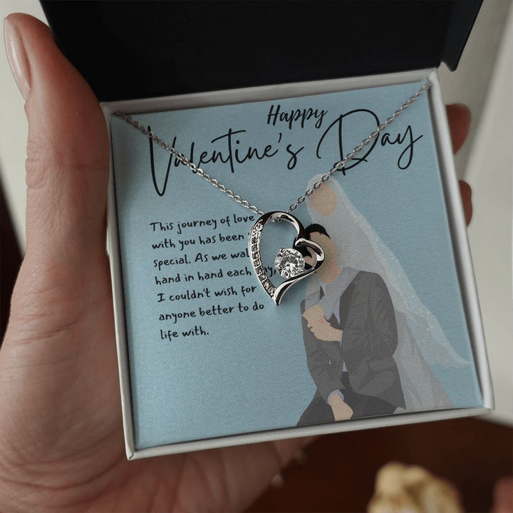 Happy Valentine's Day | A Love to Last a Lifetime - Forever Love Necklace