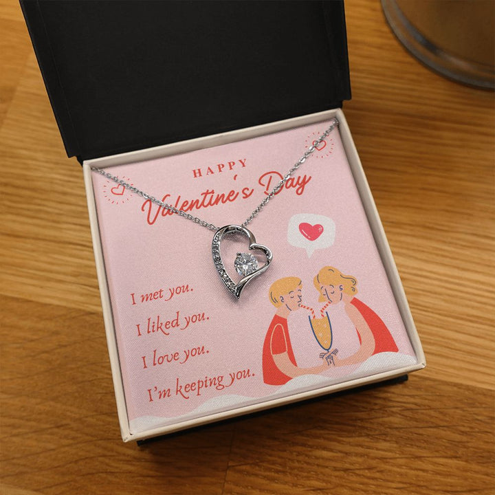 Happy Valentine's Day | Forever Together - Forever Love Necklace
