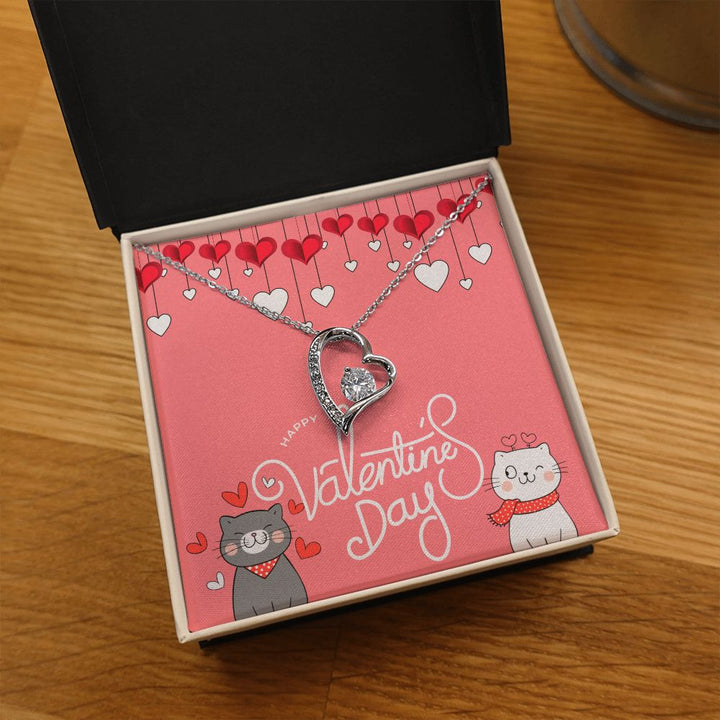 Happy Valentine's Day | Together forever - Forever Love Necklace