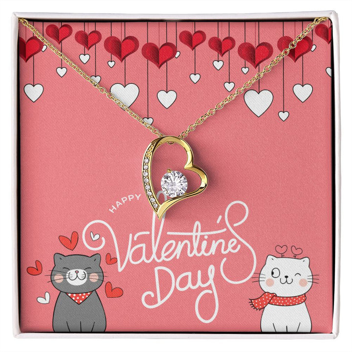 Happy Valentine's Day | Together forever - Forever Love Necklace