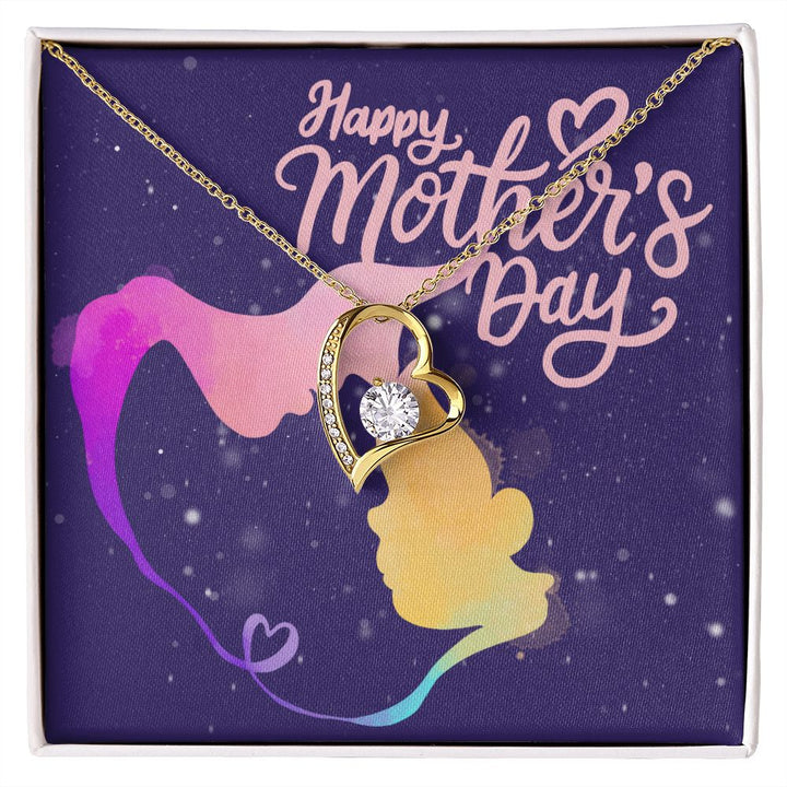 Happy Mother's Day | To the Best Mom in the World - Forever Love Necklace