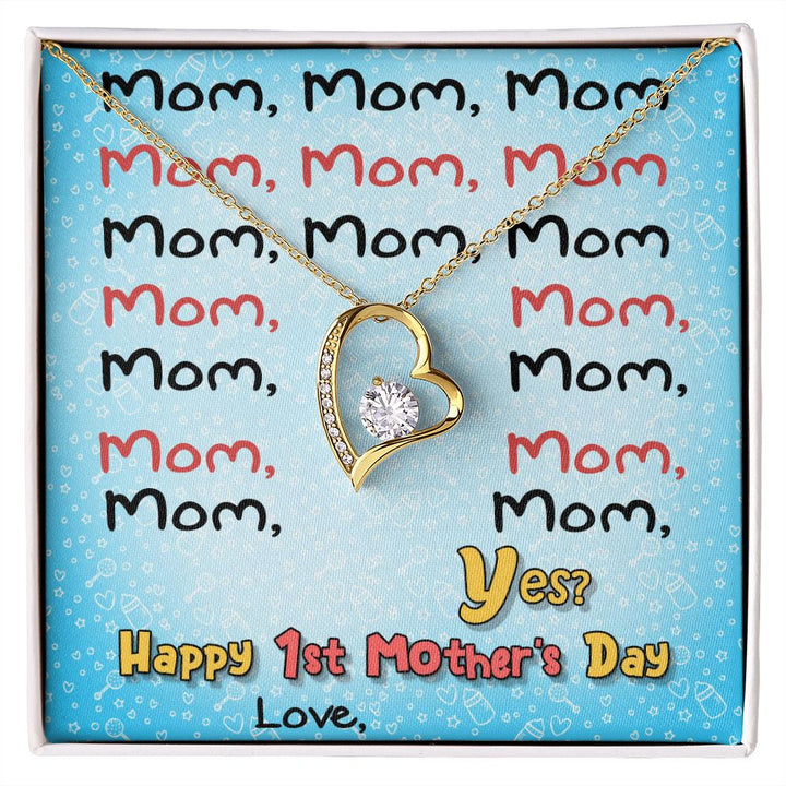 Mother's Day | Happy 1st Mother's Day - Forever Love Necklace