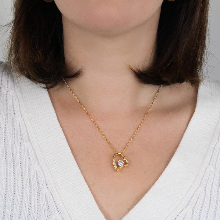 Happy Valentine's Day | Two Hearts, One Love - Forever Love Necklace
