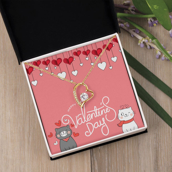 Happy Valentine's Day | Together forever - Forever Love Necklace
