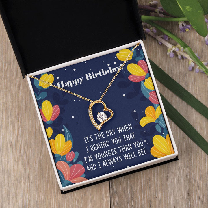 To My Sister | Happy birthday to my amazing sister - Forever Love Necklace