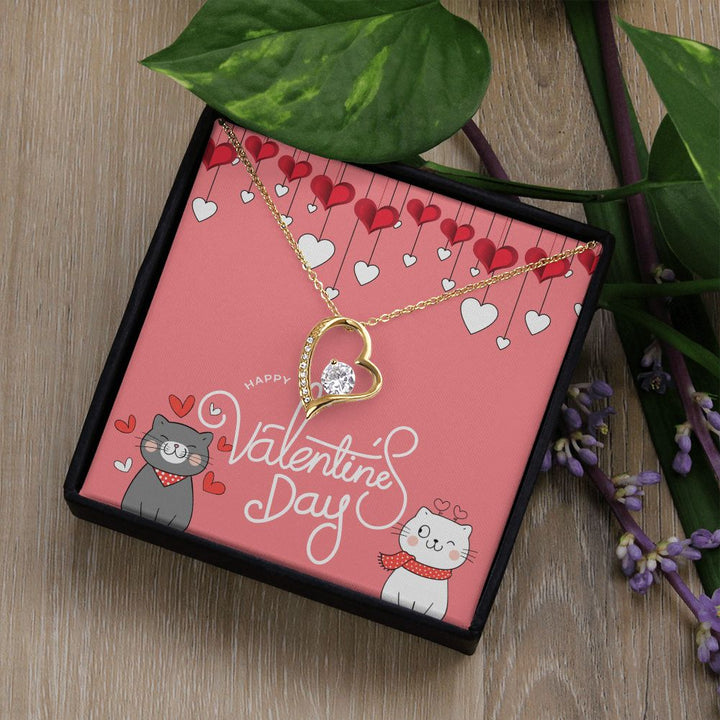 Happy Valentine's Day | Together forever - Forever Love Necklace