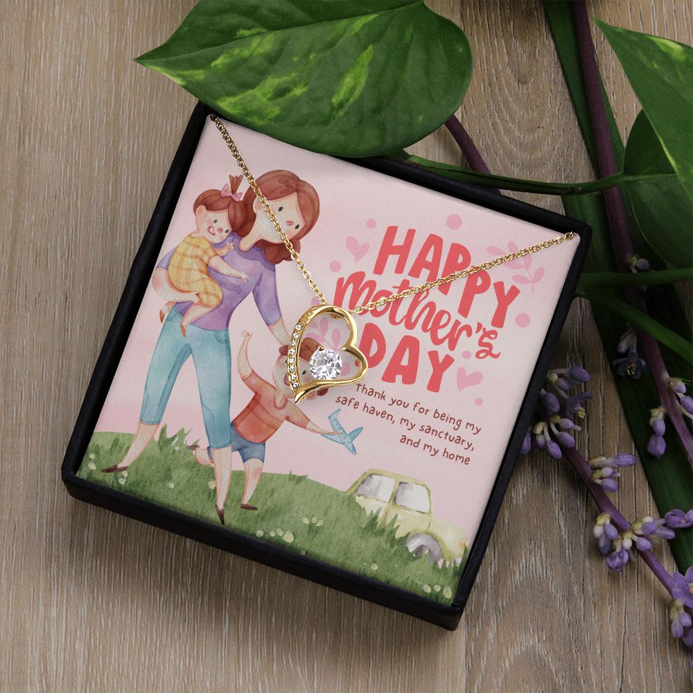Happy Mother's Day | Thank you for everything Mom - Forever Love Necklace