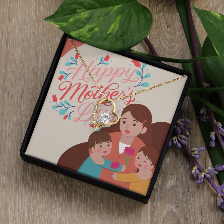 Happy Mother's Day | Honoring Your Love and Sacrifice - Forever Love Necklace