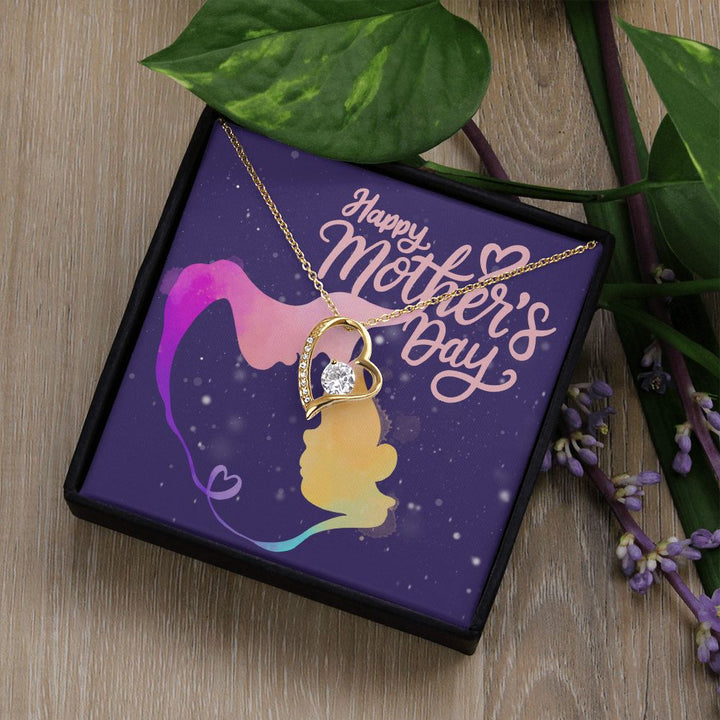 Happy Mother's Day | To the Best Mom in the World - Forever Love Necklace