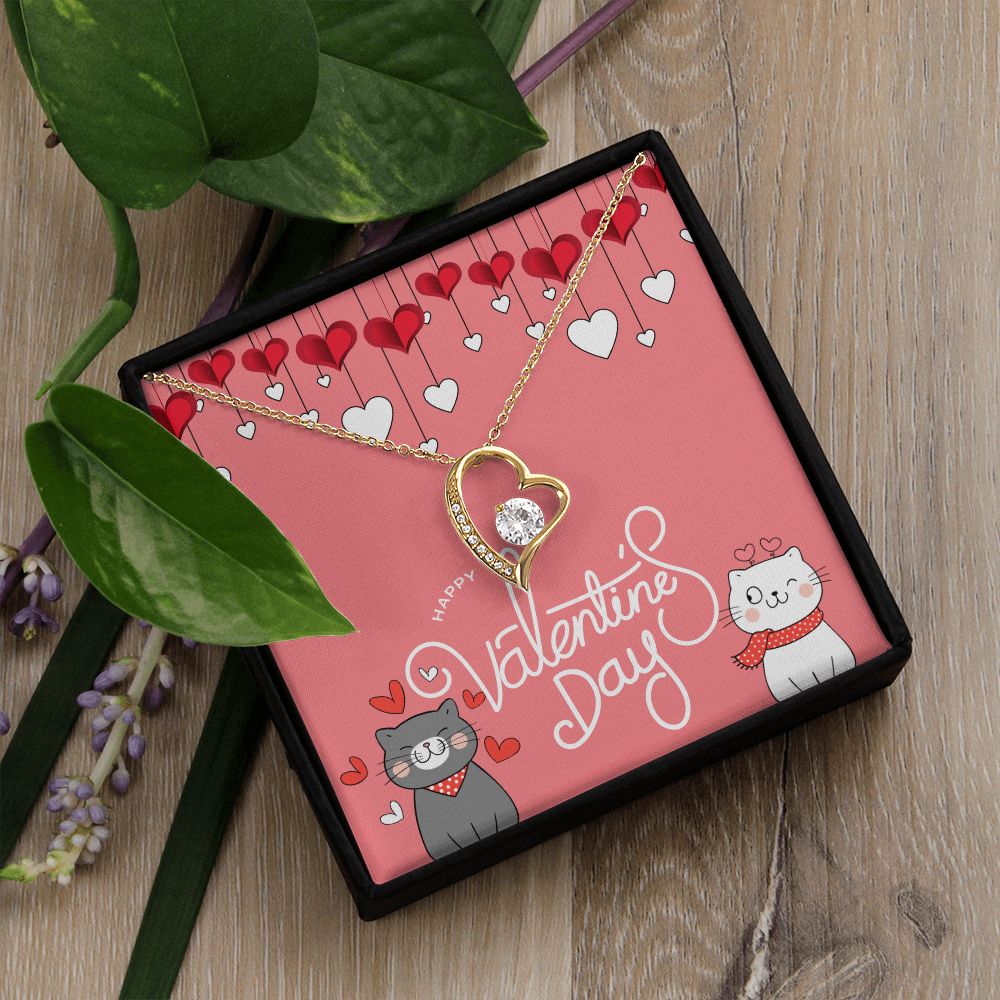 Happy Valentine's Day | Together forever - Forever Love Necklace