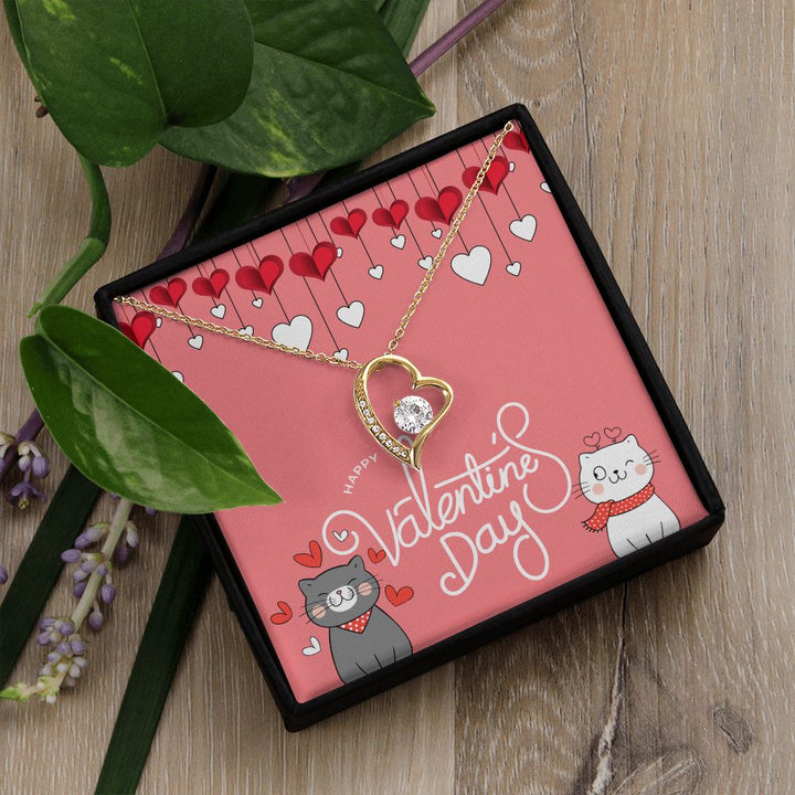 Happy Valentine's Day | Together forever - Forever Love Necklace