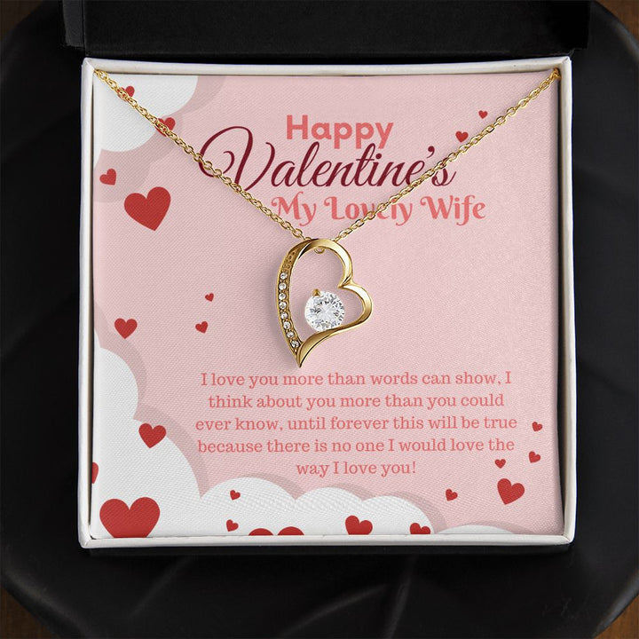 Valentine's Day | My Lovely Wife - Forever Love Necklace