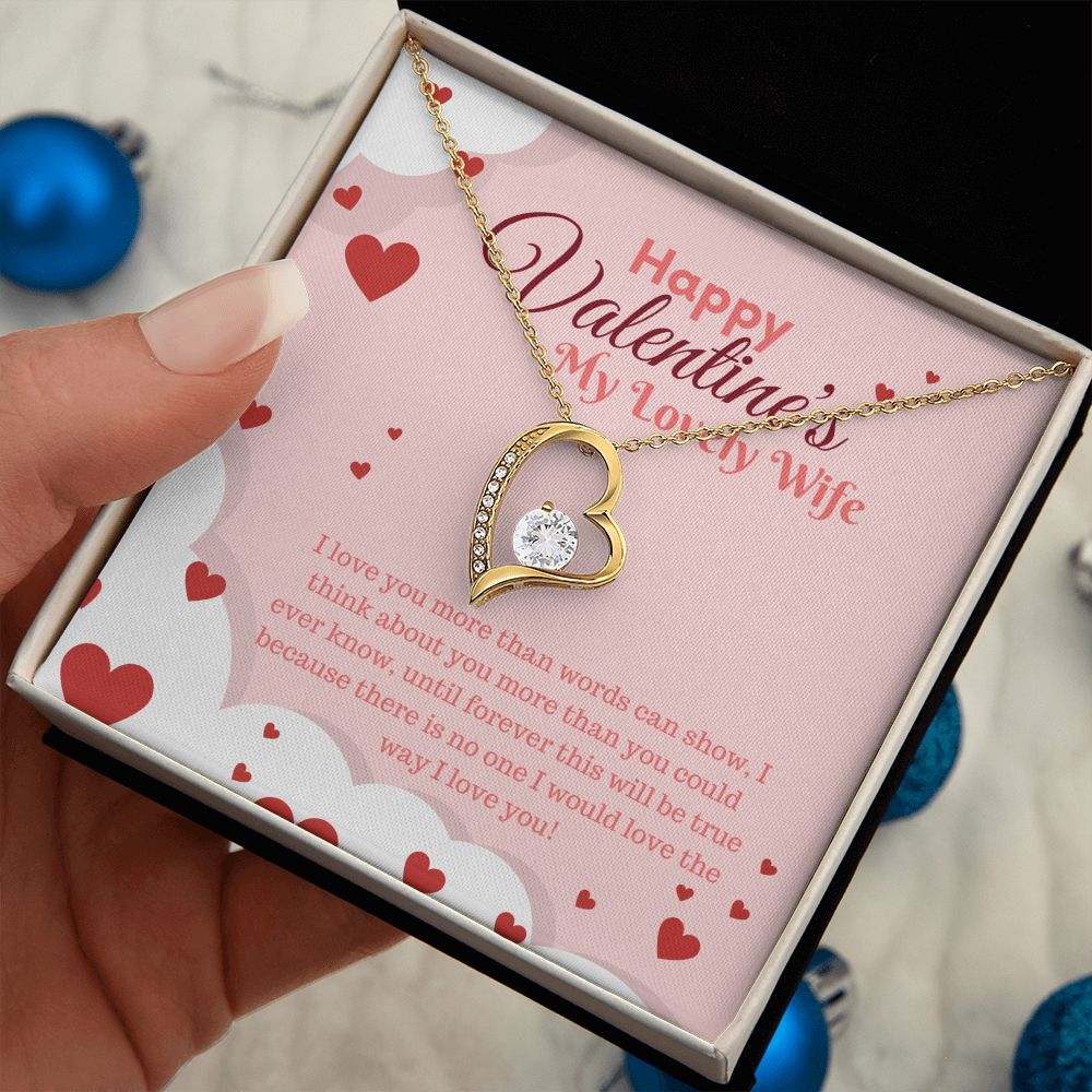 Valentine's Day | My Lovely Wife - Forever Love Necklace