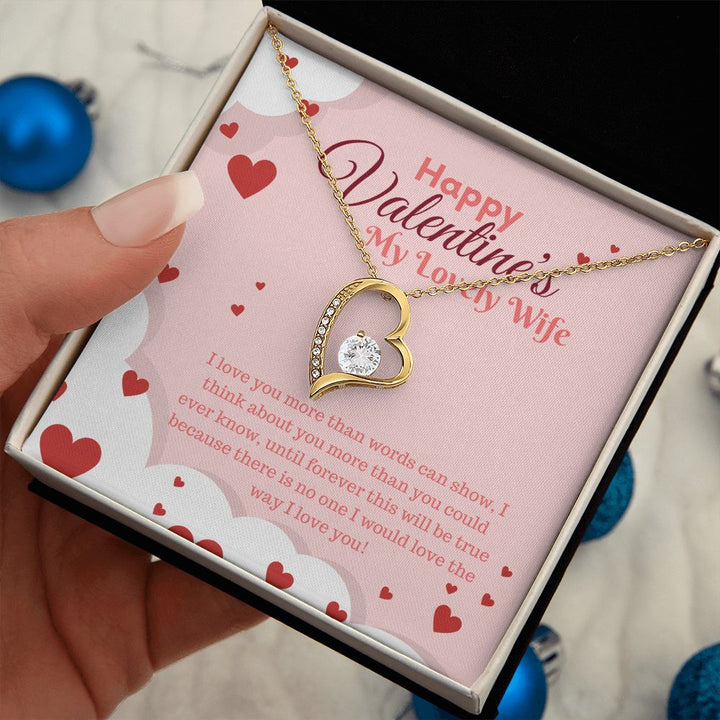 Valentine's Day | My Lovely Wife - Forever Love Necklace