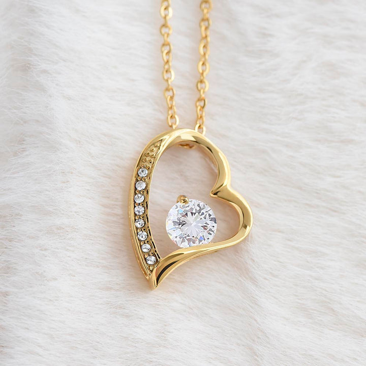 Happy Graduation | Never Give Up - Forever Love Necklace