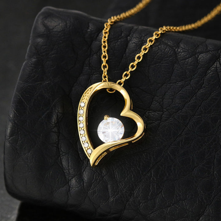 Happy Graduation | Never Give Up - Forever Love Necklace