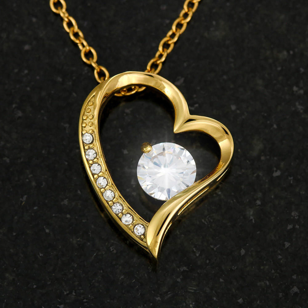 To My Beautiful Girlfriend | It's hard to find words to tell you how much you mean to me - Forever Love Necklace
