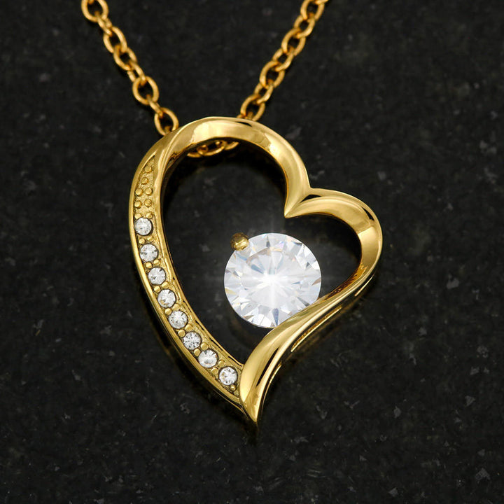 To My Forever Valentine | Eternally Yours - Forever Love Necklace