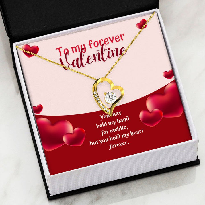 Valentine's Day | You hold my heart forever - Forever Love Necklace