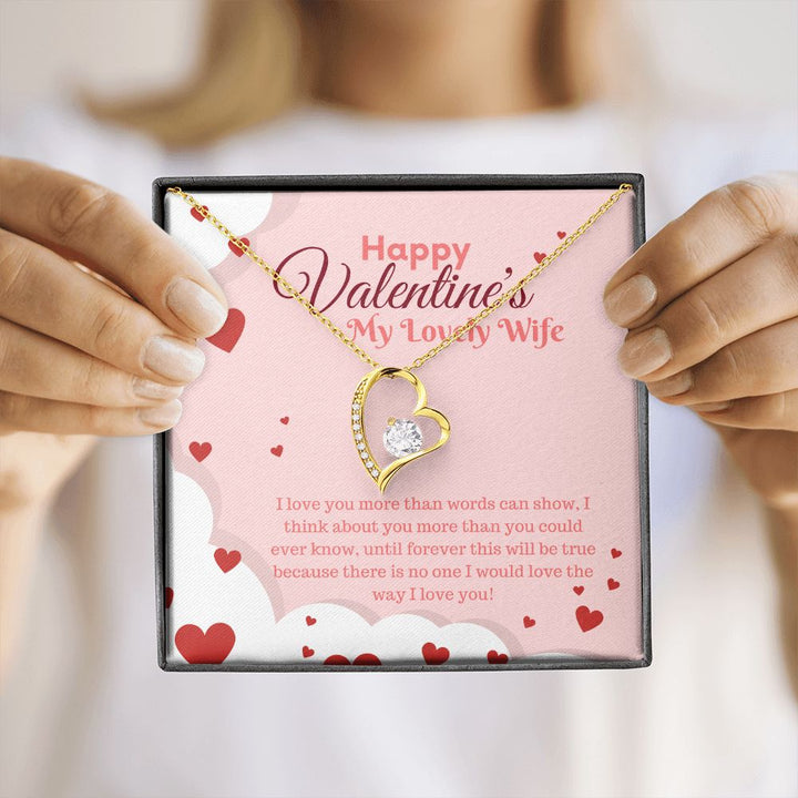 Valentine's Day | My Lovely Wife - Forever Love Necklace