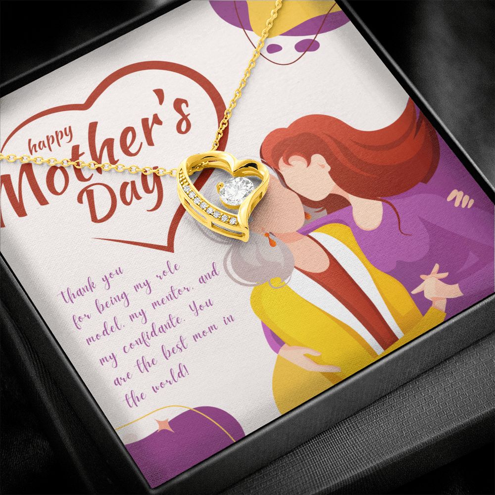 Happy Mother's Day | Thank you for being My role model - Forever Love Necklace