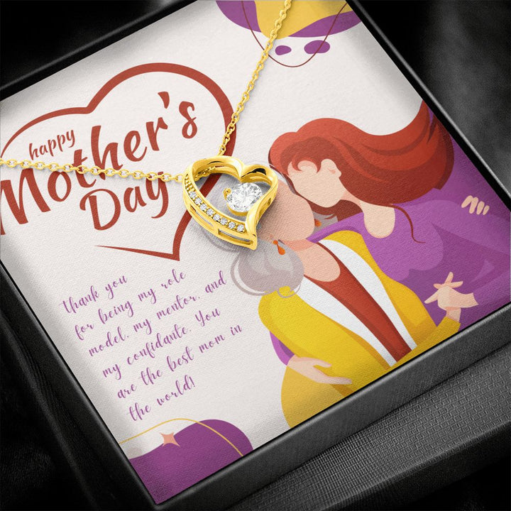 Happy Mother's Day | Thank you for being My role model - Forever Love Necklace