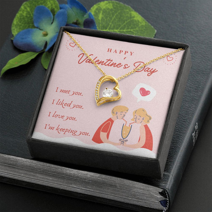 Happy Valentine's Day | Forever Together - Forever Love Necklace