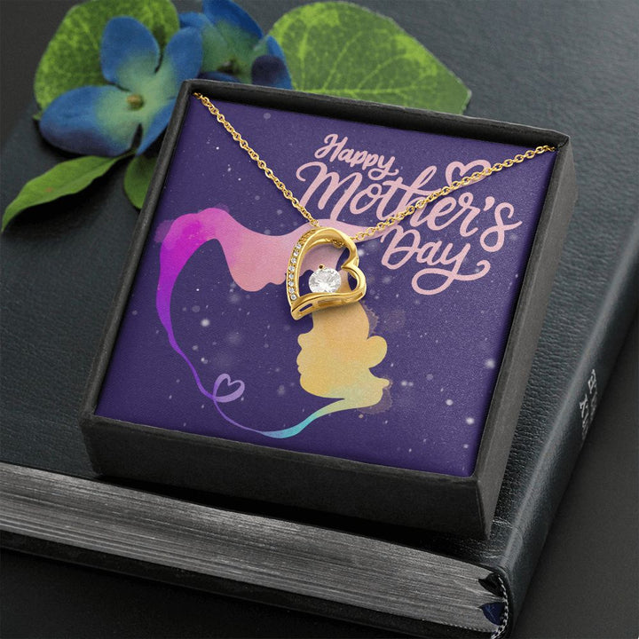 Happy Mother's Day | To the Best Mom in the World - Forever Love Necklace