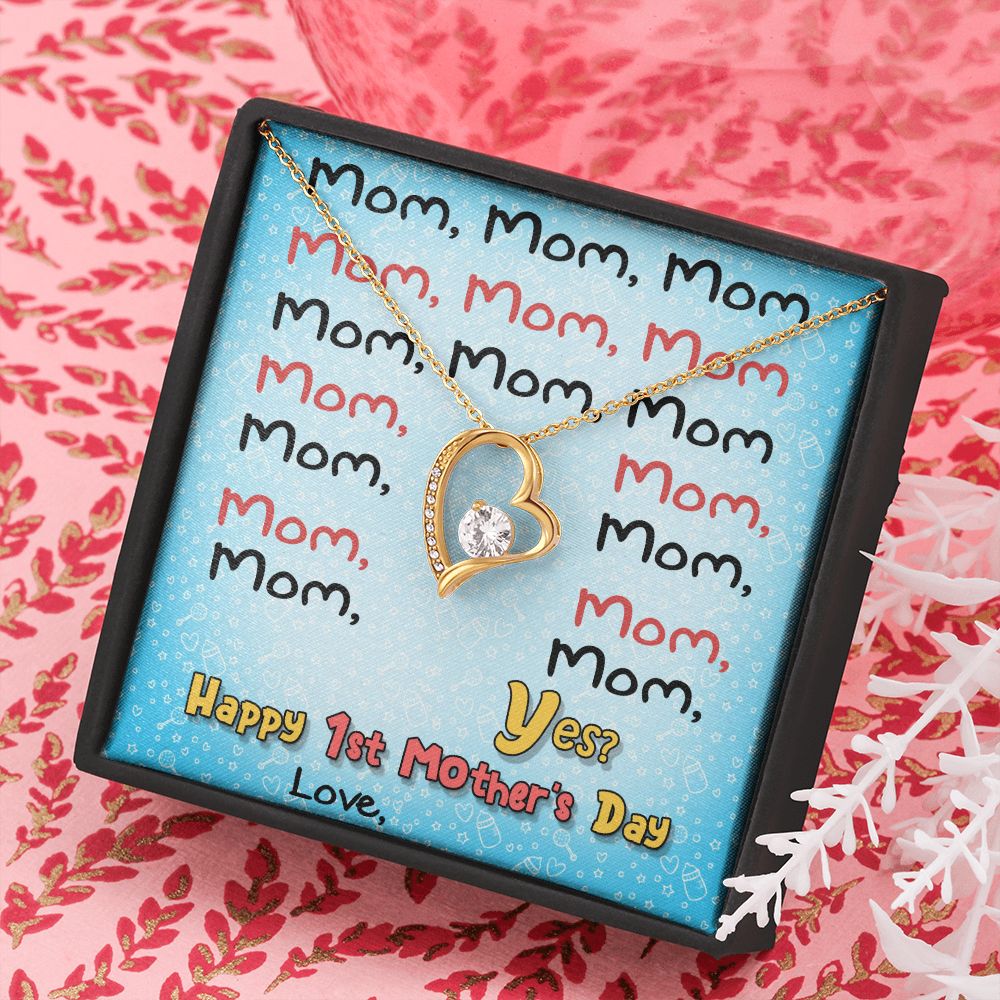 Mother's Day | Happy 1st Mother's Day - Forever Love Necklace