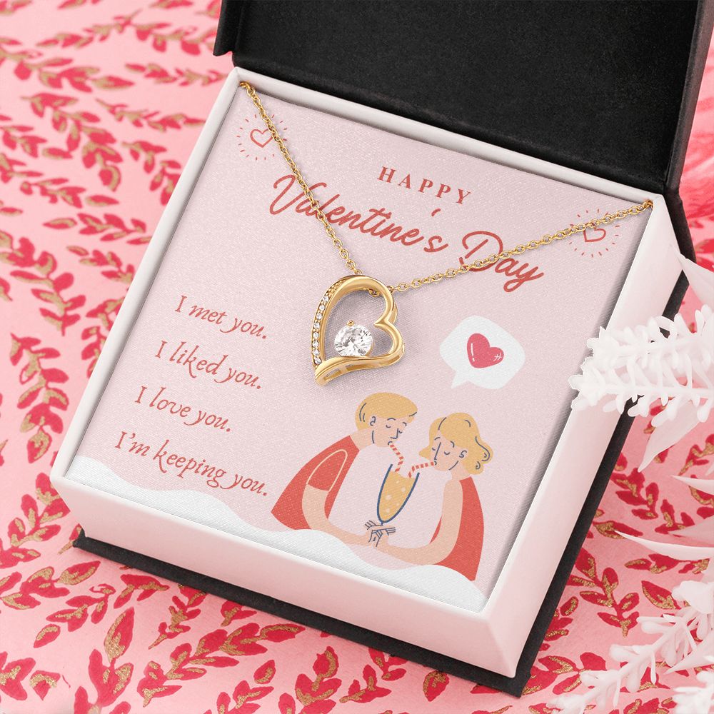 Happy Valentine's Day | Forever Together - Forever Love Necklace