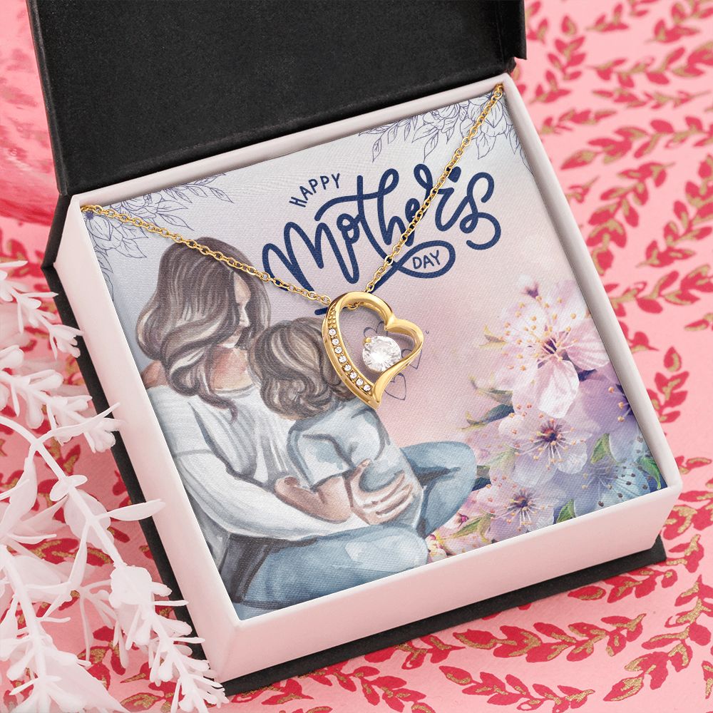 Happy Mother's Day | I love you Mommy - Forever Love Necklace