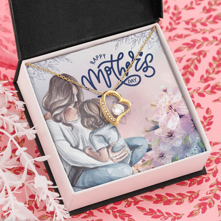 Happy Mother's Day | I love you Mommy - Forever Love Necklace