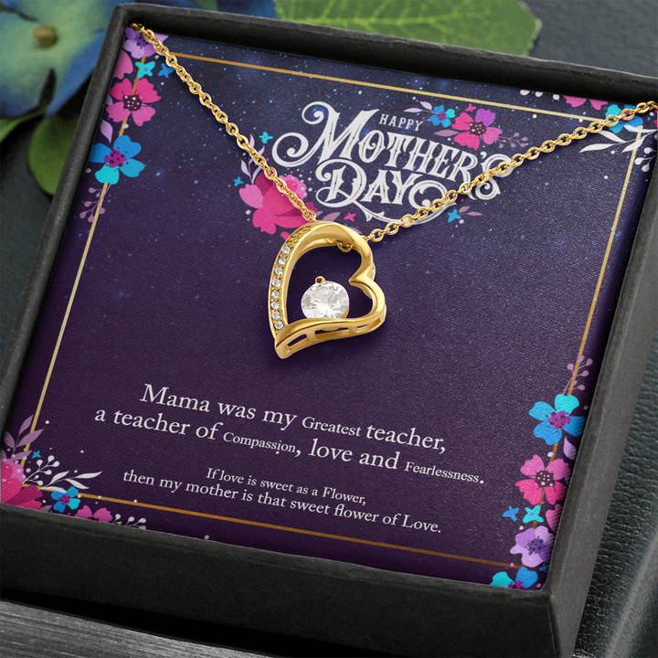 Happy Mother's Day | Mama was my greatest Teacher - Forever Love Necklace