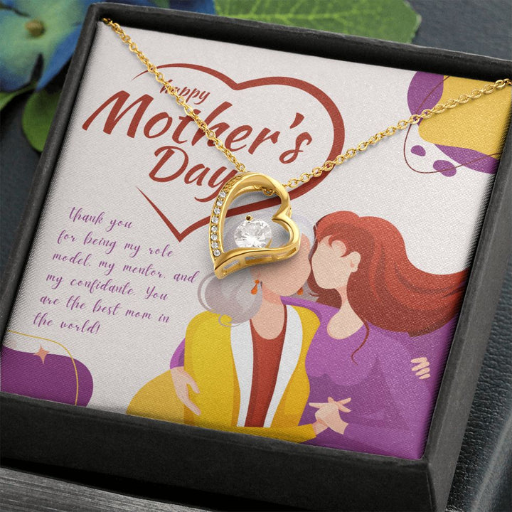 Happy Mother's Day | Thank you for being My role model - Forever Love Necklace